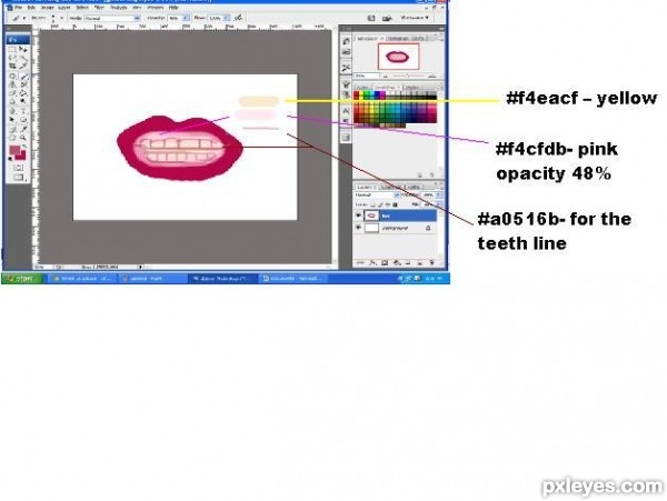 Creation of glosses: Step 2