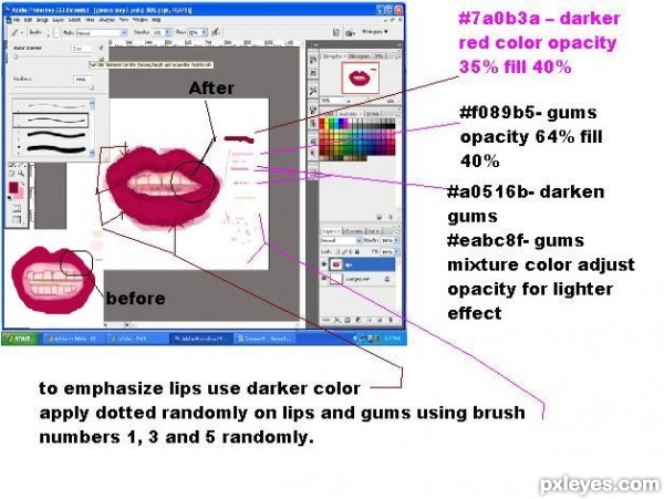 Creation of glosses: Step 3