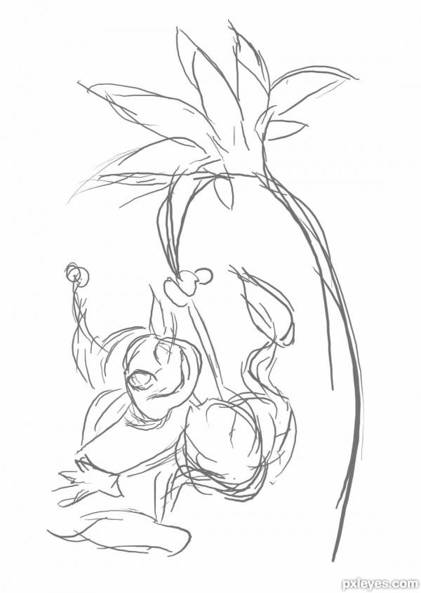 Creation of Flower gnome: Step 1