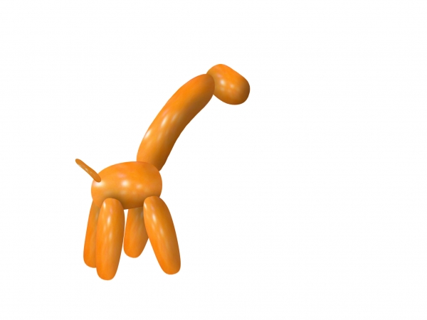 Creation of Balloon Art: Step 1