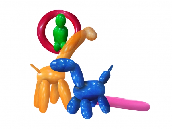 Creation of Balloon Art: Step 5