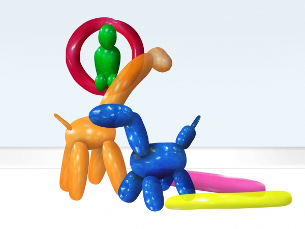 Creation of Balloon Art: Step 6