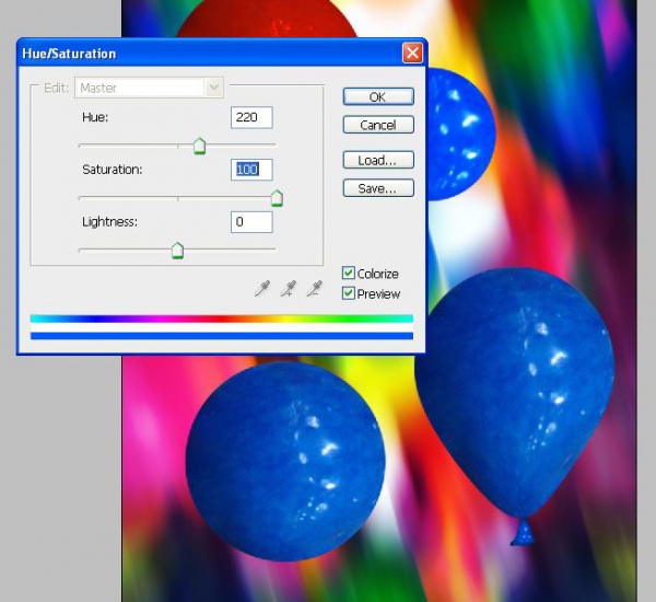 Creation of Colorful Baloons: Step 2