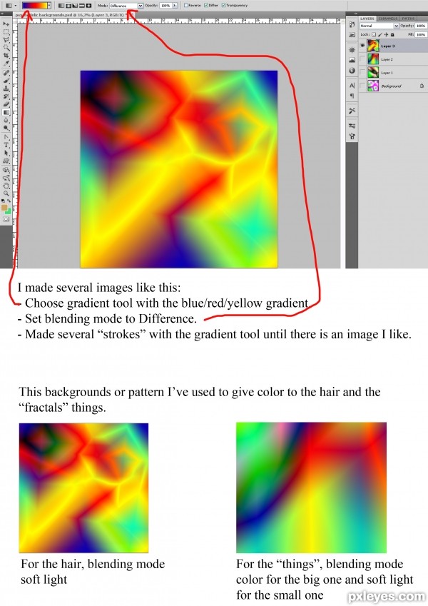 Creation of Psychedelic mood: Step 2