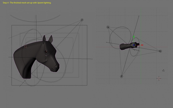 Creation of The horse: Step 4