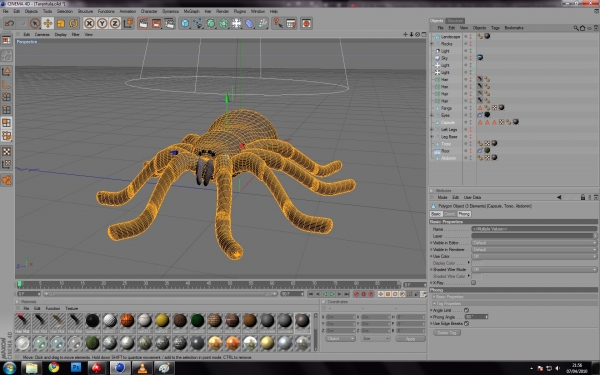 Creation of Tarantula: Step 2