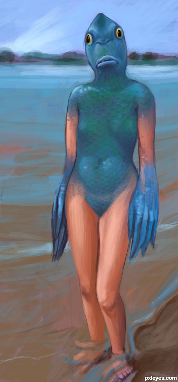 reverse mermaid