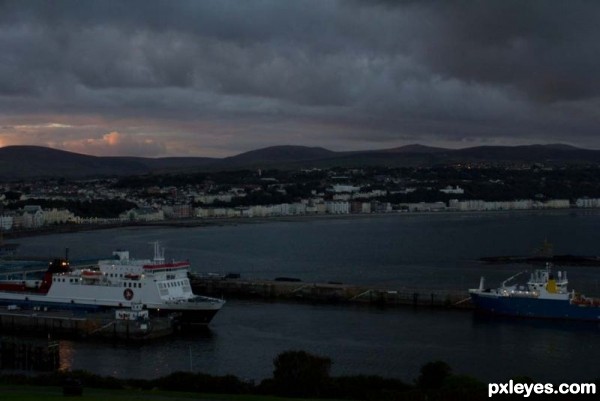 Creation of Our Island's Capital at dusk: Step 5