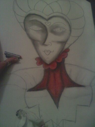 Creation of Queen of Hearts: Step 2