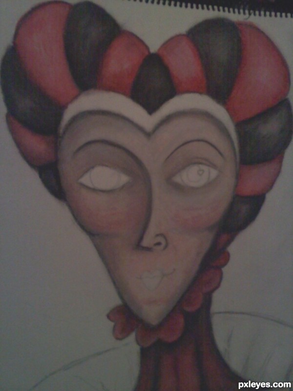 Creation of Queen of Hearts: Step 4