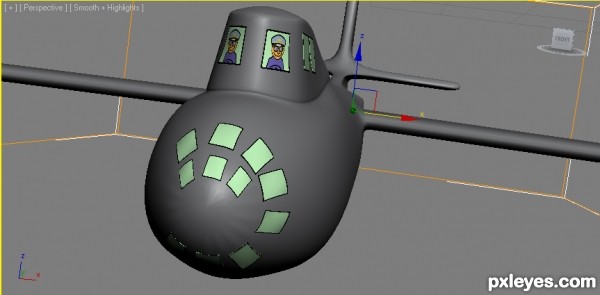 Creation of Plane model: Step 8