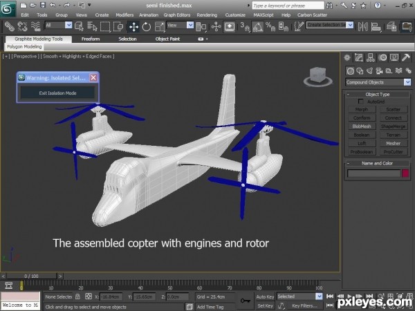 Creation of Kamov KA-22: Step 14