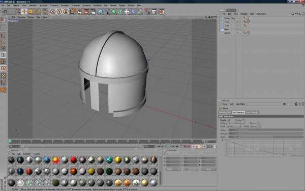 Creation of Gladiator Helmet: Step 3