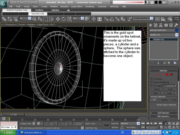 Creation of Mark Anthonys Helmet: Step 5