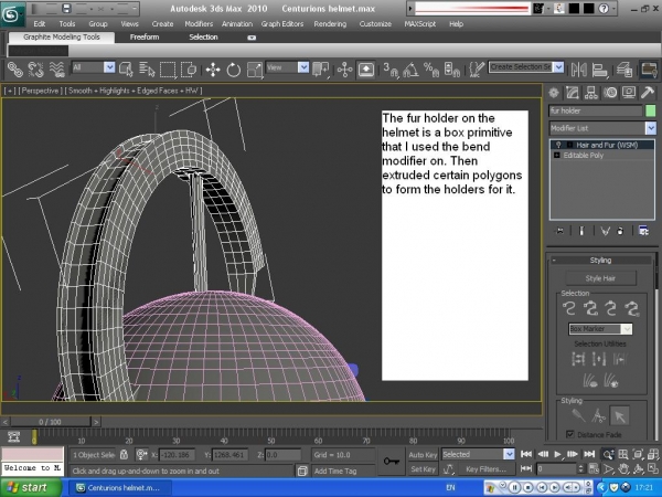 Creation of Mark Anthonys Helmet: Step 6