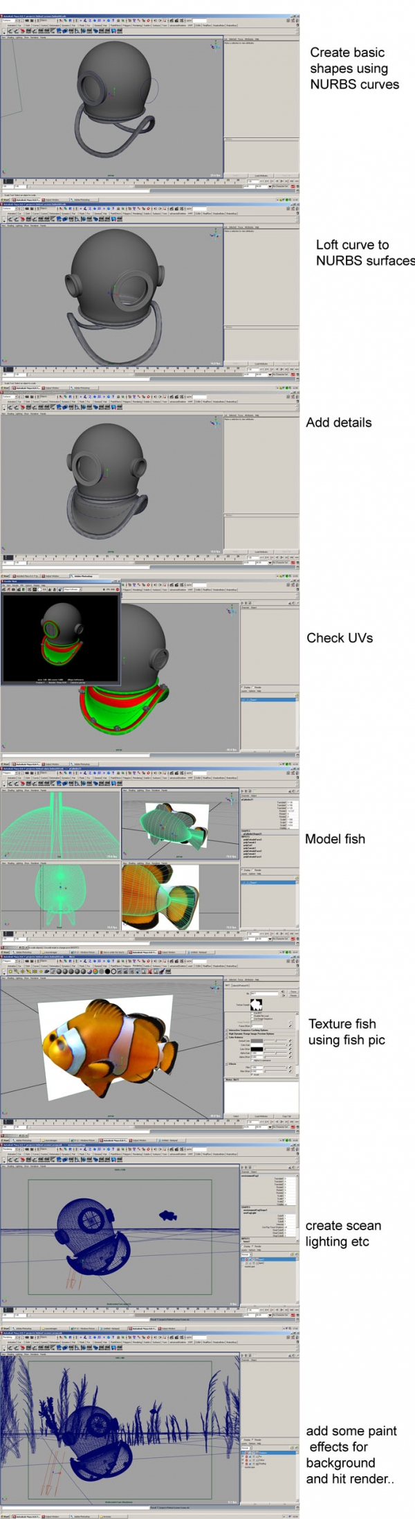 Creation of Lost Helmet: Step 1