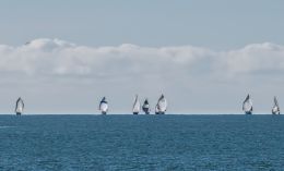 Sails on the horizon