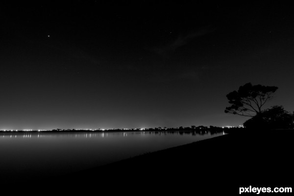 Cherry Lake at Night