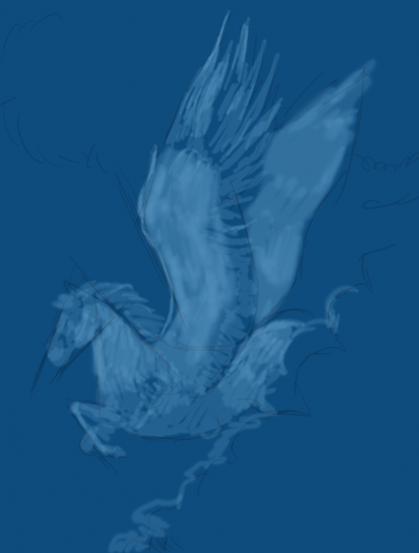 Creation of pegasus: Step 2