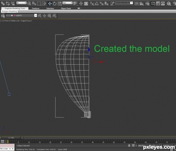 Creation of The Sunset: Step 1