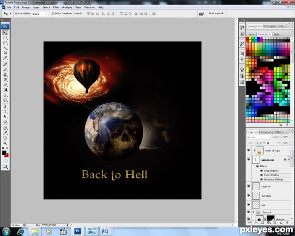 Creation of back to hell: Step 13