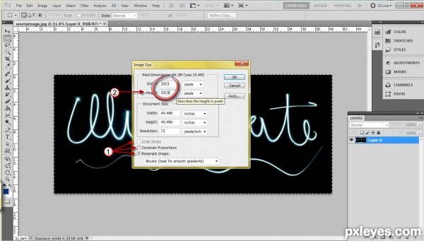 Creation of Illuminator: Step 3