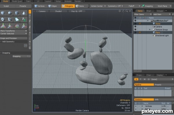 Creation of Stone Equilibrium: Step 3