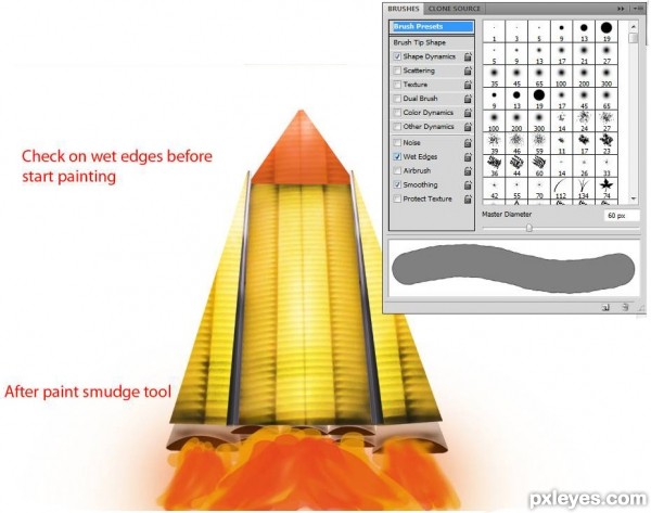 Creation of Rocket: Step 7