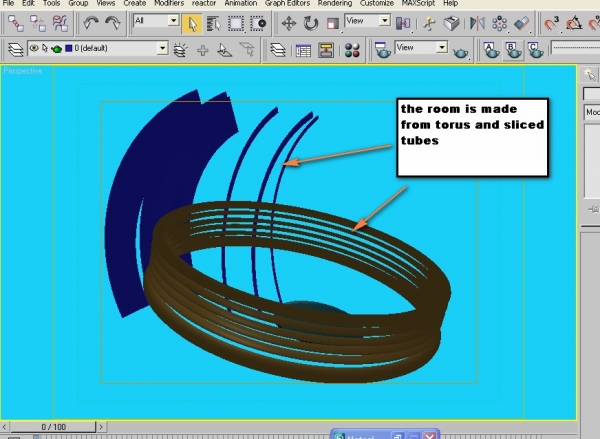 Creation of Under water pool: Step 4