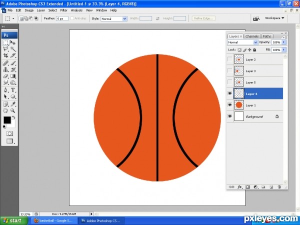 Creation of Basket Ball: Step 4