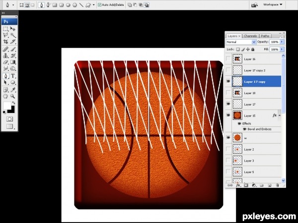 Creation of Basket Ball: Step 11