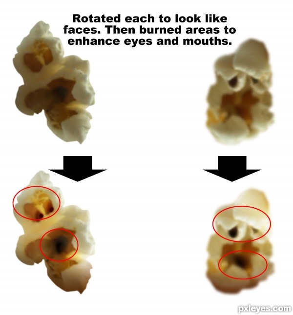 Creation of A Popcorn Tragedy: Step 6