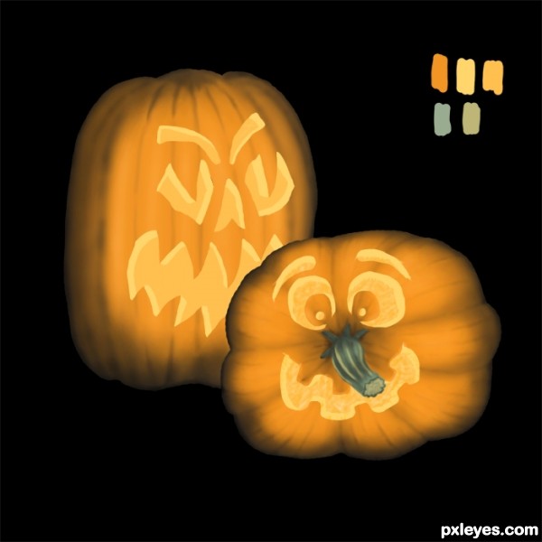 Creation of Pun'kin Pals: Step 6