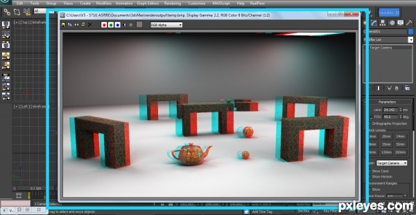 Creation of Stereoscopic 3D View: Step 12