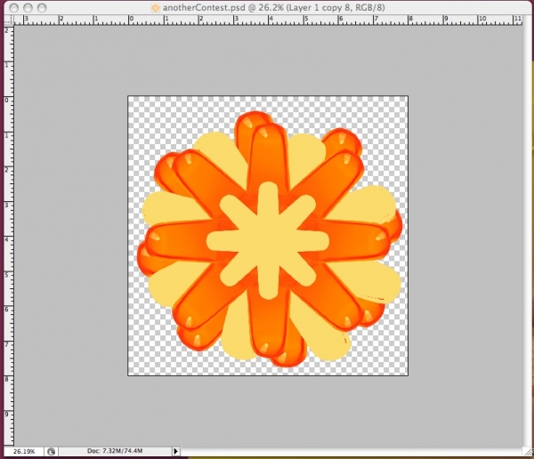 Creation of Flower: Step 6