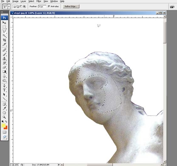 Creation of Jelly Venus de Milo: Step 9