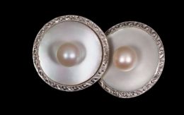 Antique pearl earrings 