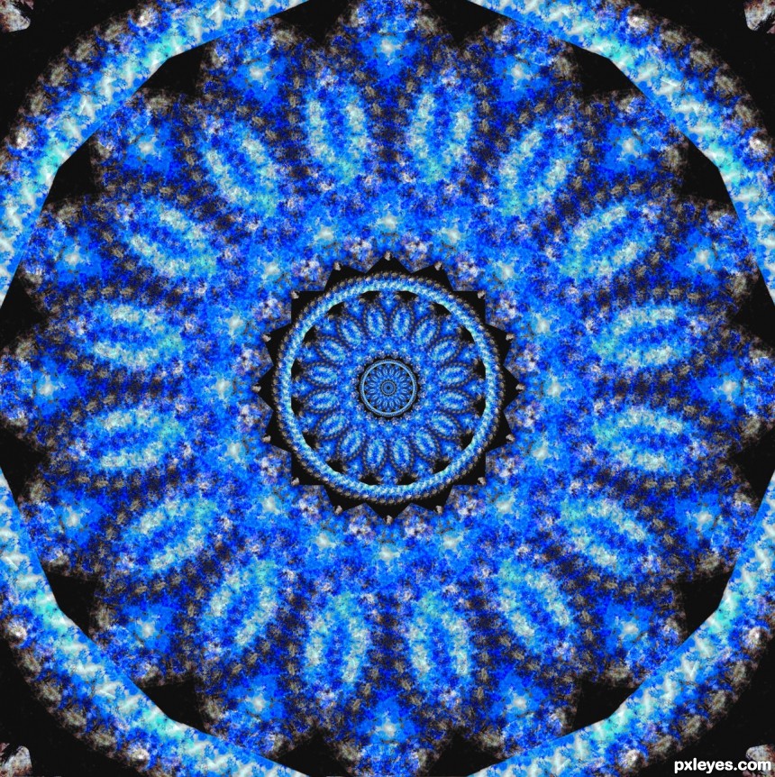 Blue Crystal photoshop picture)