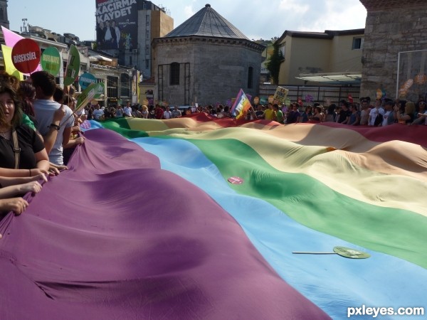 Creation of Rainbow Flag: Step 7