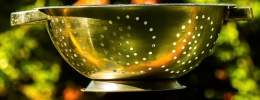 colander outside