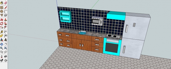 Creation of my ideal kitchen: Step 7