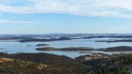 Guadiana lakes from Monsaraz (Portugal)