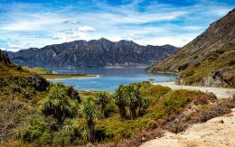 Mountains, water ,land