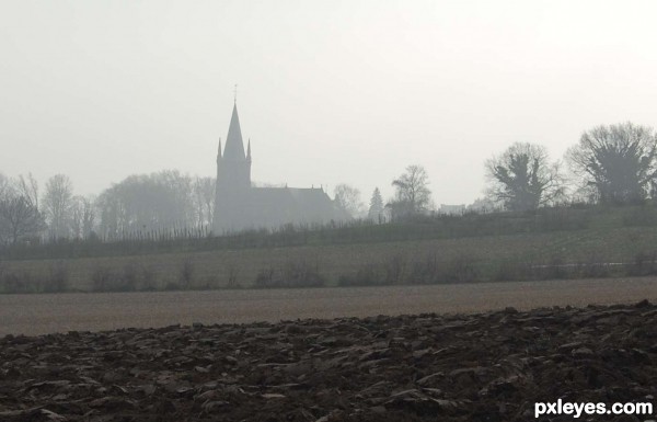 Creation of Sint Pieter church above: Step 1