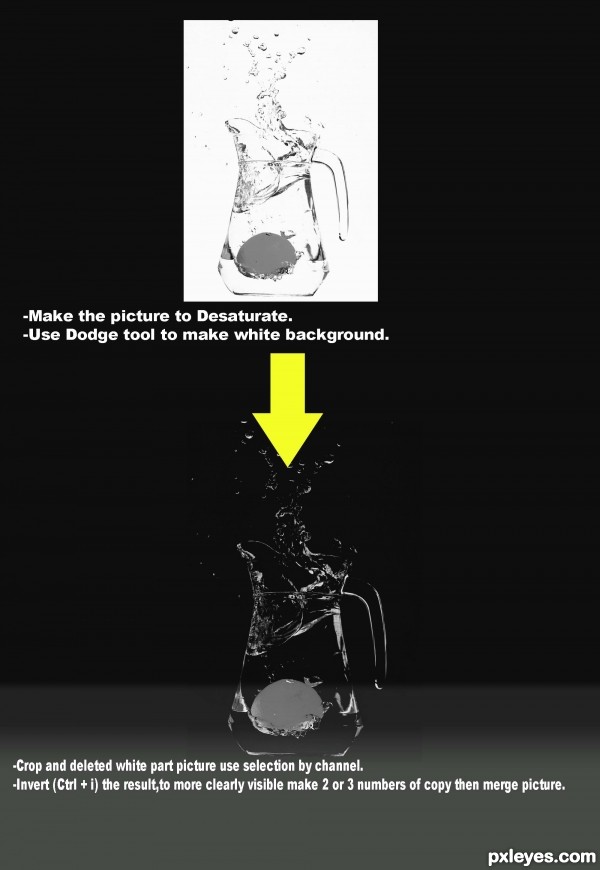 Creation of Lemon Splash: Step 2