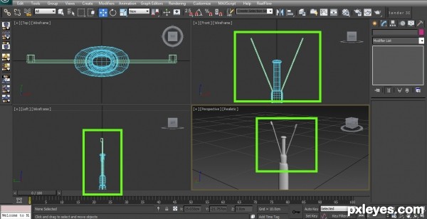 Creation of Hot Bulb: Step 5