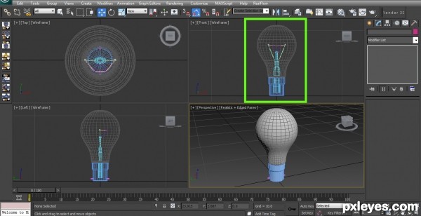 Creation of Hot Bulb: Step 10