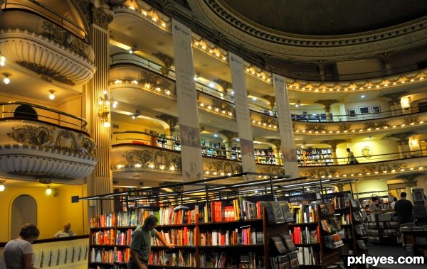 Creation of El Ateneo - One of the most beautiful libraries around the world: Step 2