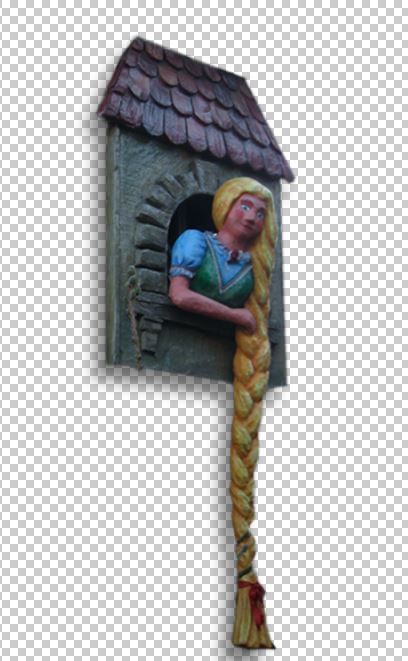 Creation of Rapunzel escapes to Hansel and Gretel's House: Step 4