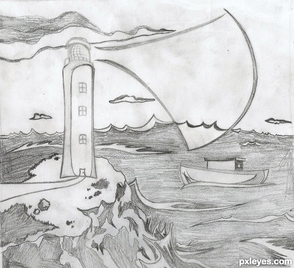 Creation of perfectly "normal" lighthouse: Step 2